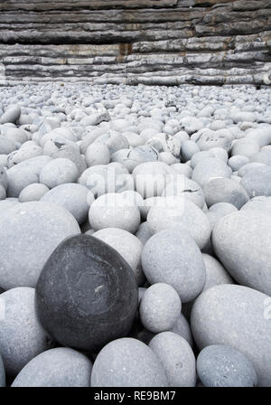 Nash Point, Monknash Côte, Vale of Glamorgan, Pays de Galles Banque D'Images