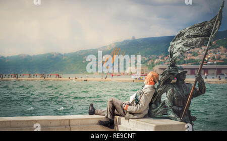 Arrière-plan de retraite senior businessman Banque D'Images