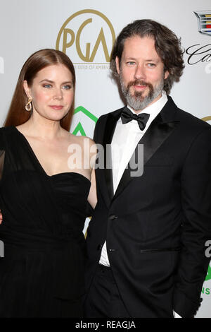 Beverly Hills, CA, USA. 19 Jan, 2019. LOS ANGELES - jan 19 : Amy Adams, Darren Le Gallo au producteurs 2019 Guild Awards au Beverly Hilton Hotel, le 19 janvier 2019 à Beverly Hills, CA : Crédit Kay Blake/ZUMA/Alamy Fil Live News Banque D'Images