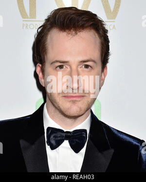 Los Angeles, Californie, USA. 19 janvier, 2019. Joe Mazzello assiste à la 30e cérémonie annuelle de remise des prix de la Guilde des producteurs au Beverly Hilton Hotel, le 19 janvier 2019 à Beverly Hills, Californie. Crédit : Jeffrey Mayer/Alamy Live News Banque D'Images
