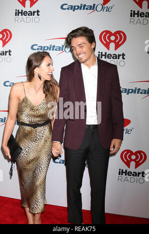 Burbank, CA, USA. 18 janvier, 2019. LOS ANGELES - jan 18 : Vanessa Grimaldi, Dean Unglert au iHeartRadio Podcast Prix dans le théâtre iHeartRadio le 18 janvier 2019 à Burbank, Ca Crédit : Kay Blake/ZUMA/Alamy Fil Live News Banque D'Images