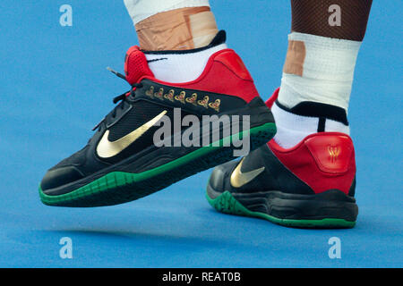 Melbourne, Australie. 21Th Jan, 2019. Serena Williams de USA fait son chemin dans le QF au jour 8 à l'Australian Open 2019 Tournoi de tennis du Grand Chelem à Melbourne, Australie. Frank Molter/Alamy live news Banque D'Images