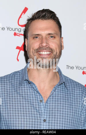 17 janvier 2019 - Los Angeles, CA, USA - LOS ANGELES - jan 17 : Joshua Morrow au feux de l'amour fête ses 30 ans à # 1 à la CBS Television City le 17 janvier 2019 à Los Angeles, CA (crédit Image : © Kay Blake/Zuma sur le fil) Banque D'Images