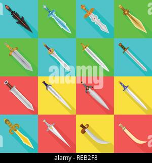 La glace,magique,manipuler,couilles privilégiez,,espagnol,bataille,verre,cimeterre, décorations,or,,guerrier viking,templier,conquérant,acier,dragon,ailes,star,,militaires,pirate,rubis,romain,argent,pierre,épée,dague,couteau,arme médiévale,sabre,jeu,armor,forte,lame,set,icône,,illustration,collection,isolé,design,graphisme,élément signe,télévision,ombre,vecteurs vecteur , Illustration de Vecteur