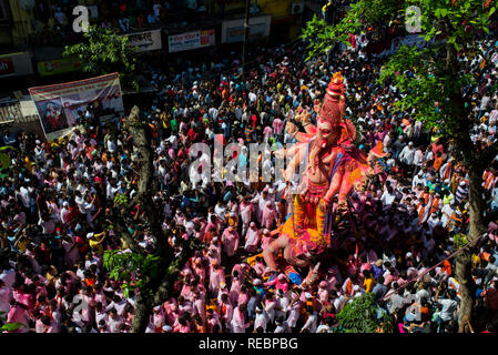 Ganpati Immersion dans Mumbai Banque D'Images