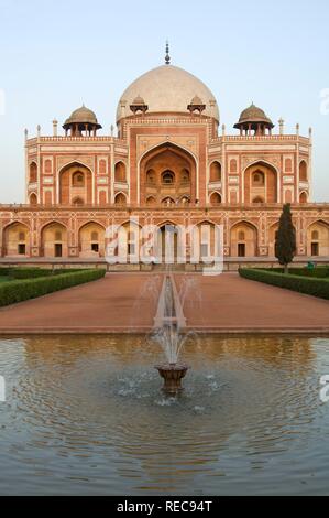 Tombe de Humayun, UNESCO World Heritage Site, Delhi, Inde Banque D'Images