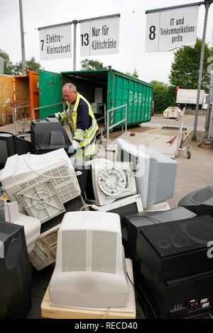 Composé de recyclage de l'Gelsenkirchens Gelsendienste, société d'utilité publique, Banque D'Images