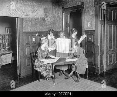 Vote des suffragettes, vers 1920 Banque D'Images