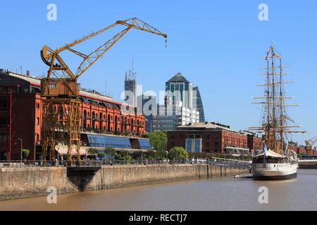 Quartier Puerto Madero, Buenos Aires, Argentine, Amérique du Sud Banque D'Images