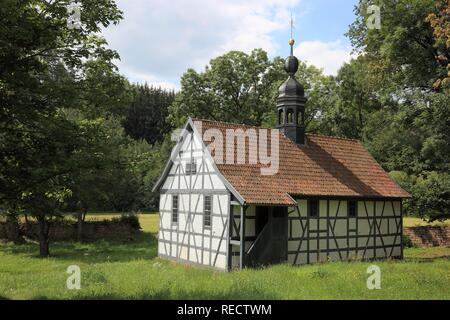 Le Hennebergisches Freilichtmuseum-musée en plein air près du monastère de Vessra, district Hildburghausen, Thuringe, Allemagne Banque D'Images