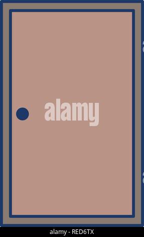 Icône Icône vecteur porte signe vecteur Illustration pour utilisation personnelle et commerciale... L'icône de la mode Look propre... Illustration de Vecteur