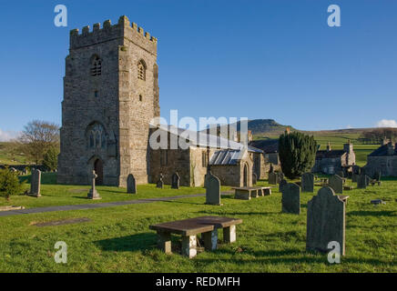 L'église paroissiale St.Oswald Horton-en-Ribblesdale Banque D'Images