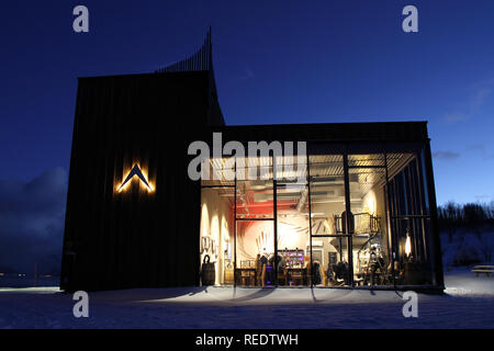 L'esprit d'Aurora distillerie de l'Arctique Banque D'Images