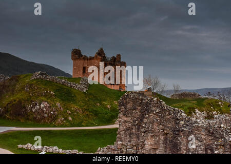 Le Château d'Urquhart, le Loch ness Banque D'Images