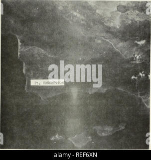 . Une comparaison des images satellites capables de détecter les caractéristiques de la surface de l'océan.. L'océanographie. La figure 26. Produit Archivé Standard ERTS, 20 avril 1973, 1271-18075, la bande 4. Image montre la formation d'un gyre, beaucoup moins importante que celle enregistrée dans les figures 24 et 25, au large de Point Conception au cours de la même période de l'année. Reçus d'EROS Data Center, Sioux Falls, Dakota du Sud. 79. Veuillez noter que ces images sont extraites de la page numérisée des images qui peuvent avoir été retouchées numériquement pour plus de lisibilité - coloration et l'aspect de ces illustrations ne peut pas parfaitement ressembler à l'original Banque D'Images