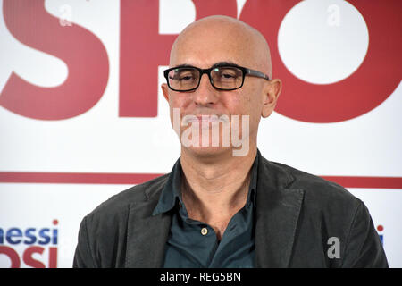 Rome, Italie. 21 Jan 2019. Hôtel Le Mèridienne Visconti - film de présentation COMPROMESSI SPOSI Francesco Miccichè Crédit : réalisateur Giuseppe Andidero/Alamy Live News Banque D'Images