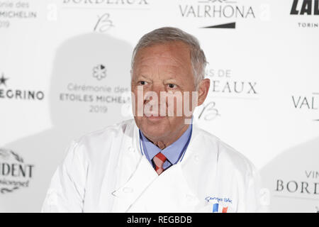 Paris, France. 21Th Jan, 2019. Georges Blanc assiste à la cérémonie de 2019 étoiles Michelin à la Salle Gaveau le 21 janvier 2019, Paris, France. Credit : Bernard Menigault/Alamy Live News Banque D'Images