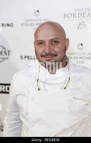 Paris, France. 21Th Jan, 2019. Christian Sinicropi assiste à la cérémonie de 2019 étoiles Michelin à la Salle Gaveau le 21 janvier 2019, Paris, France. Credit : Bernard Menigault/Alamy Live News Banque D'Images