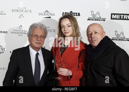 Paris, France. 21Th Jan, 2019. Invités et Thierry Marx assister à la cérémonie de 2019 étoiles Michelin à la Salle Gaveau le 21 janvier 2019, Paris, France. Credit : Bernard Menigault/Alamy Live News Banque D'Images