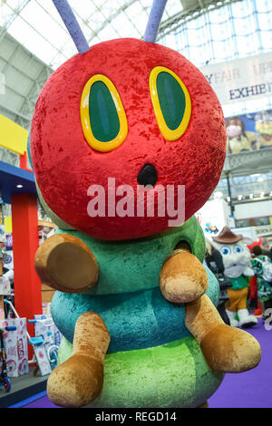 Olympia Londres, London, UK -22ème jan 2019. La chenille qui fait des personnage. La Toy Fair, le plus grand jeu, jouet dédié et hobby trade show, s'ouvre à Kensington Olympia. Il présente plus de 270 entreprises exposantes des milliers de produits. Credit : Imageplotter News et Sports/Alamy Live News Banque D'Images