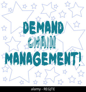 Signe texte Deanalysisd montrant la gestion de la chaîne logistique. Photo conceptuelle des relations entre fournisseurs et clients décrit de différente taille Star Shape i Banque D'Images