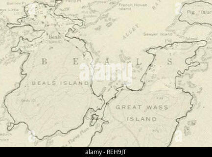 . Les colonies d'oiseaux d'eau côtières, dans le Maine à la Virginie, 1977 : un atlas montrant les emplacements des colonies et la composition des espèces. Les oiseaux de mer -- membres de l'Atlantique ; les oiseaux -- membres de l'Atlantique. . Veuillez noter que ces images sont extraites de la page numérisée des images qui peuvent avoir été retouchées numériquement pour plus de lisibilité - coloration et l'aspect de ces illustrations ne peut pas parfaitement ressembler à l'œuvre originale.. Erwin, R. Michael ; les écosystèmes côtiers ; Projet de programme des Services biologiques (U. S. ) ; Korschgen, Carl E. Washington, D. C. : Le Service Banque D'Images