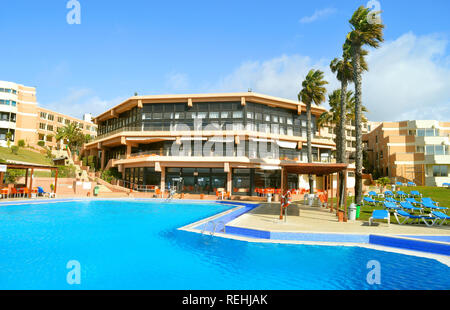 Auramar Beach Resort sur la côte de l'Algarve du Portugal Banque D'Images