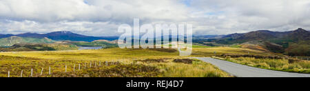 Panorama de Great Glen Glen ou plus dans les Scottish Highland près du Loch Ness Banque D'Images