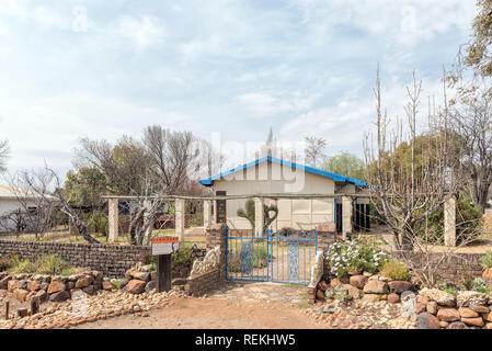 ORANIA, AFRIQUE DU SUD, LE 1 SEPTEMBRE 2018 : La Collection du Musée et Mémorial Verwoerd à Orania dans la province du Cap du Nord Banque D'Images