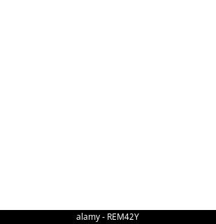 L'icône de l'IA sur fond blanc pour la conception graphique et web, simple signe vecteur moderne. Concept de l'Internet. Symbole à la mode pour la conception de site web site web application mobile ou bouton. Illustration de Vecteur