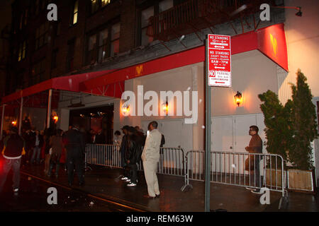 New York, NY - 06 novembre : (extérieur) à Sean 'Diddy' Combs anniversaire à Mansion le Jeudi, Novembre 6, 2008 à New York, NY (photo de Stev Banque D'Images