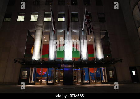 New York, NY - 15 juillet : (extérieur) à l'avant maison de vente aux enchères Christies au vendredi, 15 juillet 2011 à New York, NY (Photo par Steve Mack/S.D. Mack Pictu Banque D'Images