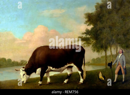 Le Lincolnshire Ox, George Stubbs, 1790, Banque D'Images