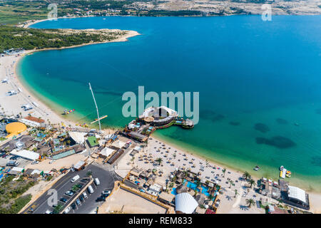 Novalja, Croatie, Pag islan Banque D'Images