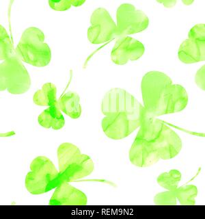 St Patrick day vector seamless background Illustration de Vecteur