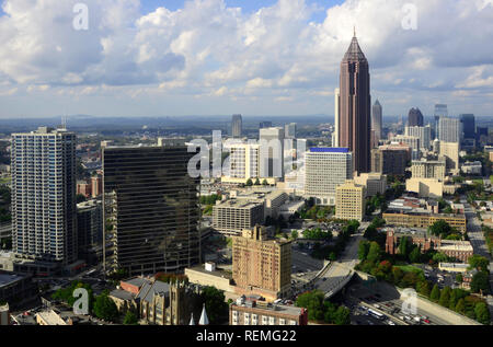 Horizon magnifique de la Géorgie à Atlanta Banque D'Images