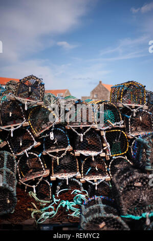 La Nasse sur Holy Island, Northumberland Banque D'Images