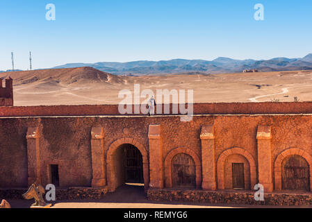 CLA Film Studios à Ouarzazate, Maroc Banque D'Images