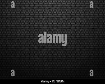 Polygones géométriques abstraites, fond texture métallique noir Illustration de Vecteur