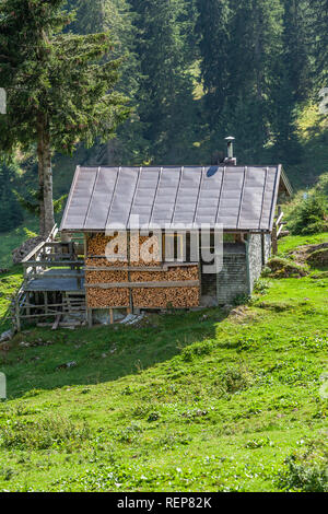 Romance dans les montagnes Banque D'Images