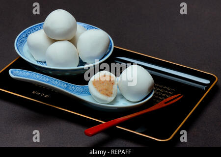 Des boulettes de riz gluant Banque D'Images