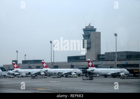 L'aéroport de Zurich, Suisse Banque D'Images