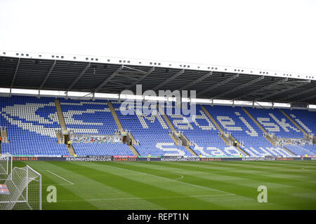 12 janvier 2019, Madejski Stadium, Londres, Angleterre ; Sky Bet Championship, la lecture vs Nottingham Forest ; vue générale Madejski Stadium Crédit : Matt O'Connor/Nouvelles Images, la Ligue de Football anglaise images sont soumis à licence DataCo Banque D'Images