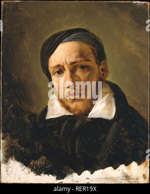 Portrait de l'artiste Théodore Gericault, Jean-Louis-André-Théodore Gericault par Horace Vernet Banque D'Images