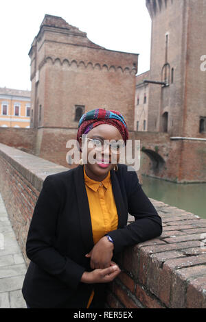 Portrait de Ayobami Adebayo 05/10/2018 ©Basso CANNARSA/Opale Banque D'Images