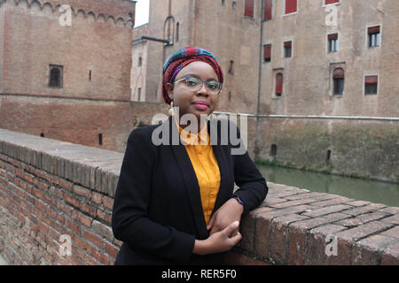 Portrait de Ayobami Adebayo 05/10/2018 ©Basso CANNARSA/Opale Banque D'Images