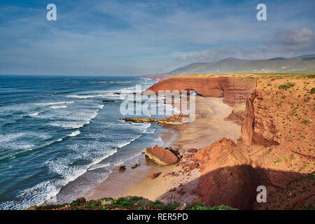 Legzira beach, Maroc Banque D'Images