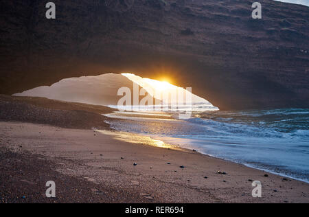 Legzira beach, Maroc Banque D'Images