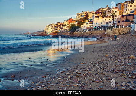 Taghazout, Agadir, Maroc Banque D'Images