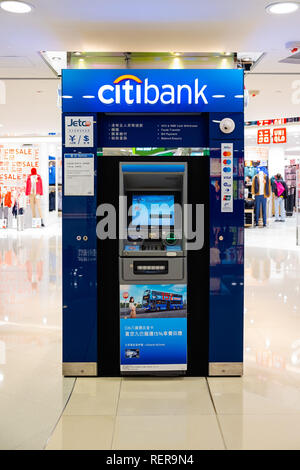 Hong Kong, Chine. Le 24 décembre, 2018. Distributeurs automatiques de Citibank. Crédit : Daniel Fung/SOPA Images/ZUMA/Alamy Fil Live News Banque D'Images